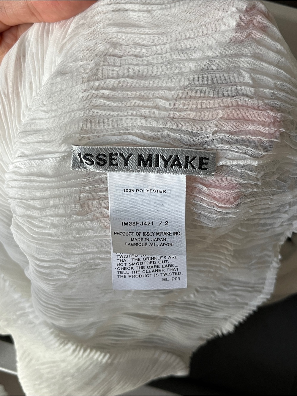 ISSEY MIYAKE CHIFFON TWIST - Picture 4 of 7